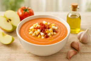 ¿Cómo hacer salmorejo sin gluten?