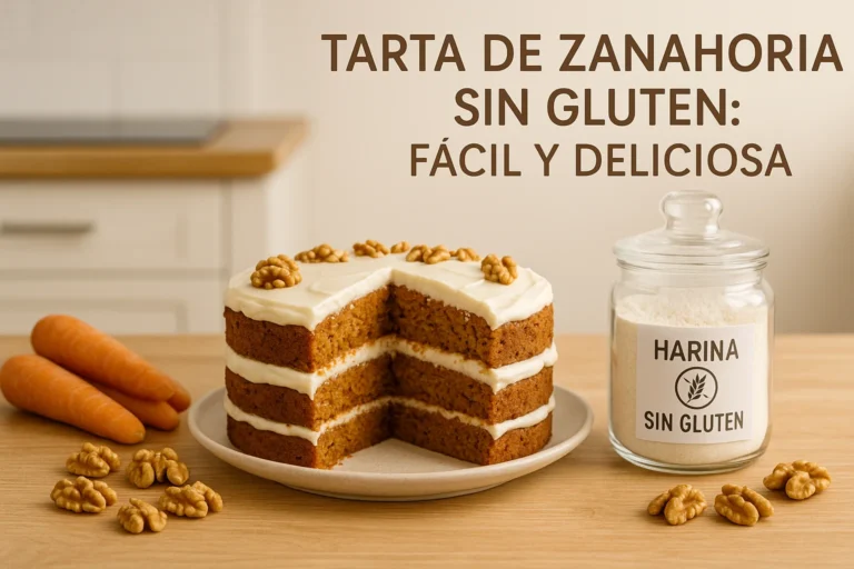 Como hacer tarta de zanahoria sin gluten