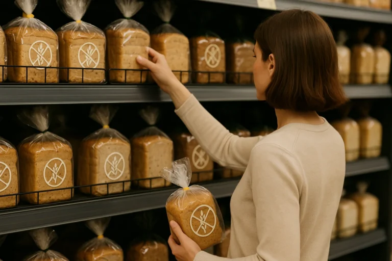 Pan sin gluten de supermercado