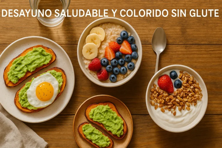Que desayuno sin gluten puedo preparar en 5 minutos