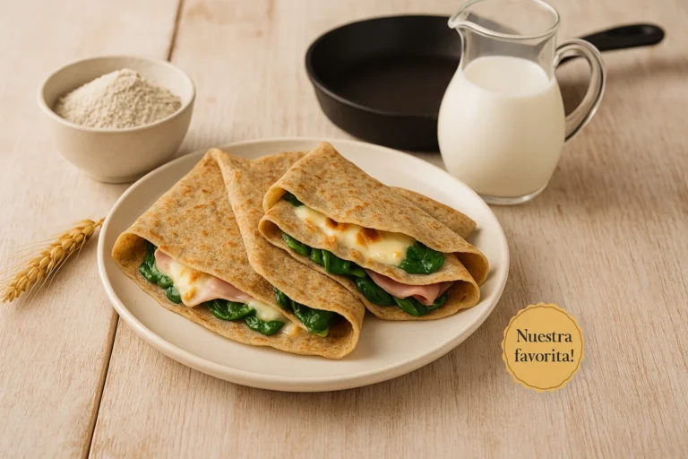 Como preparar crepes salados sin gluten