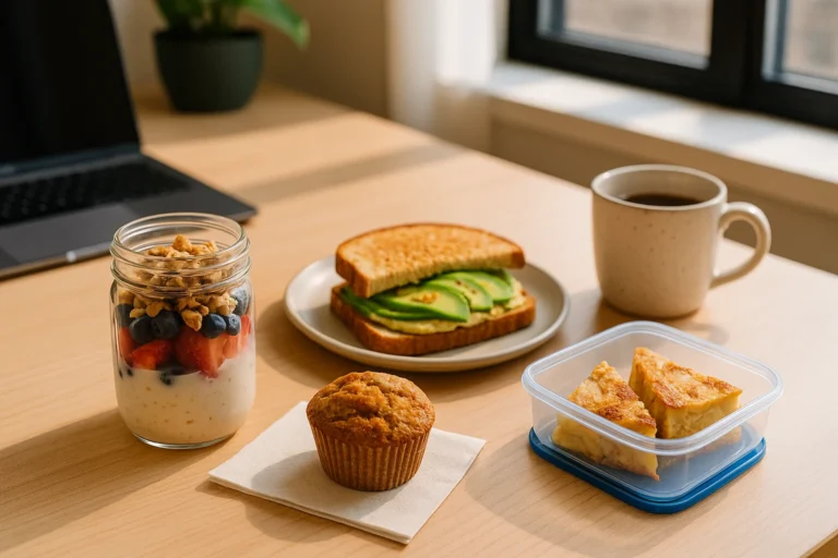 ¿Qué desayunos sin gluten puedo llevar al trabajo?