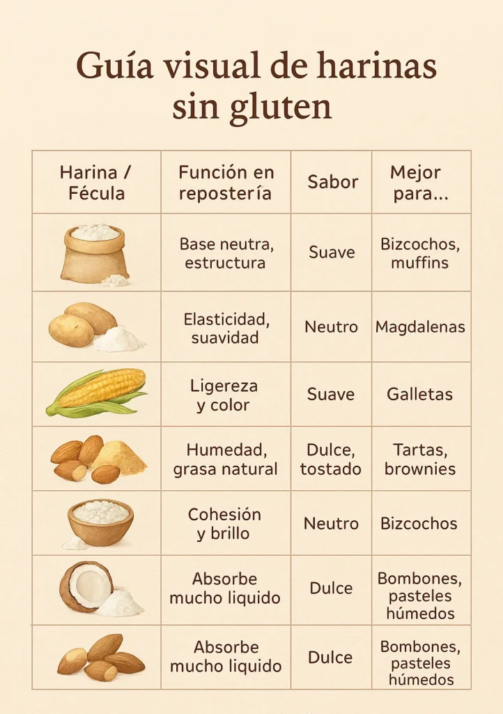Harinas sin gluten