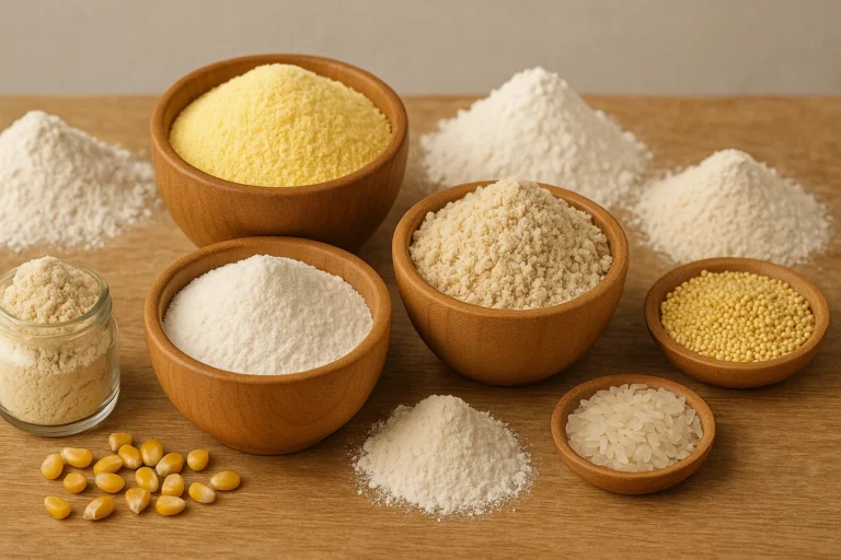 ¿Qué harinas sin gluten usar según lo que vayas a cocinar?