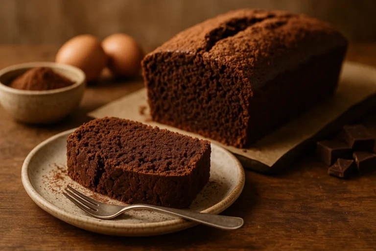 bizcocho de chocolate sin gluten