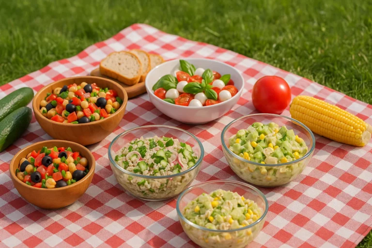 5 Ensaladas Sin Gluten Perfectas para Llevar a un Picnic Saludable y Delicioso