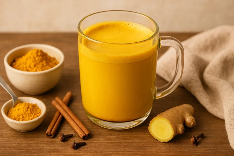 ¿Cómo hacer leche dorada sin gluten?
