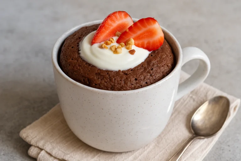 mug cake sin gluten