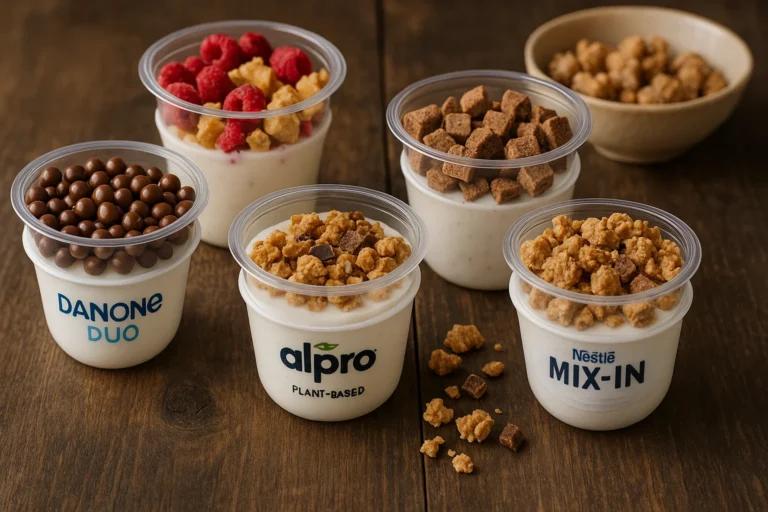 Yougurt con toppings sin gluten favoritos