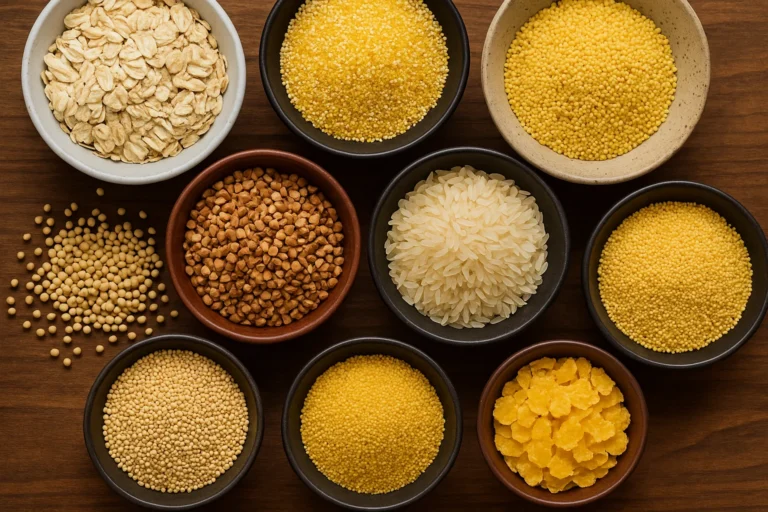 ¿Qué cereales no tienen gluten?