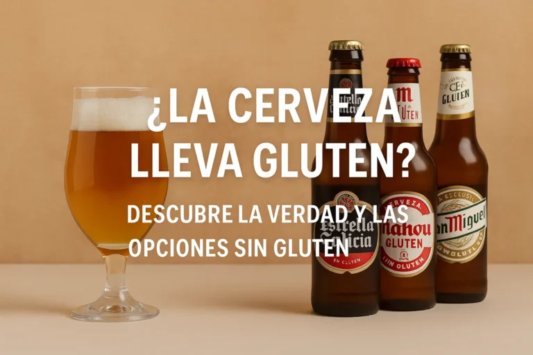 Cervezas sin gluten