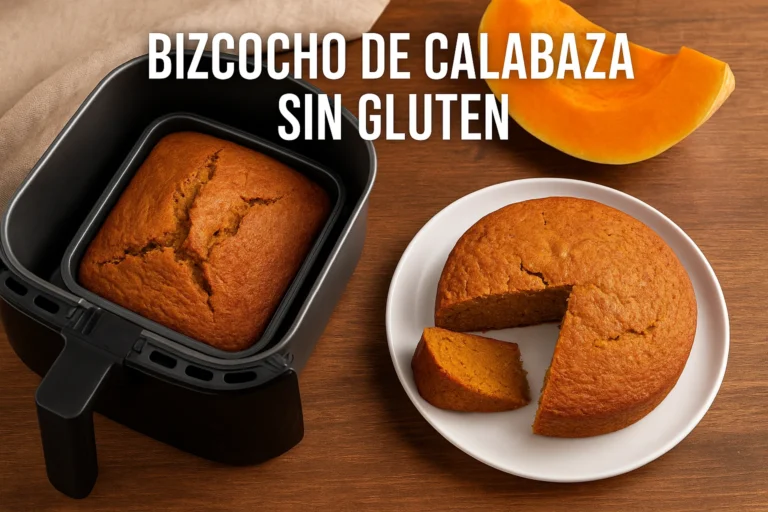 Bizcocho de calabaza sin gluten