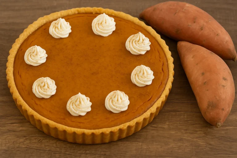 Tarta de boniato sin gluten