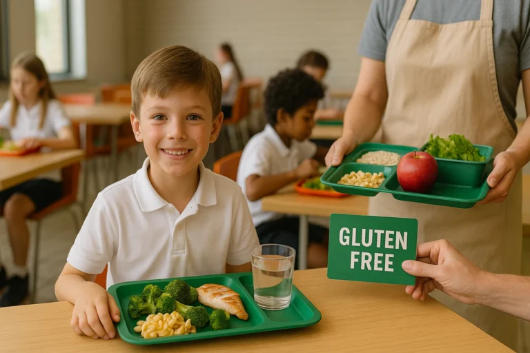 Comer sin gluten en las escuelas