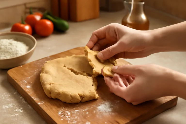 ¿Qué hacer si mi masa sin gluten se rompe?